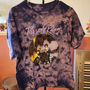 Prince Purple Rain T-shirt Medium Tie Dye- Prince Estates Official